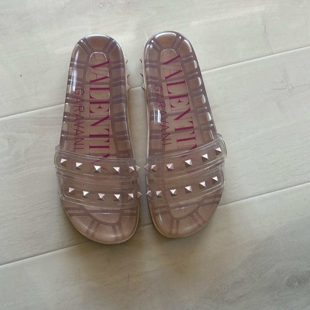 Valentino Garavani Rockstar jelly slides with studs size 39